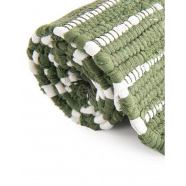 Hand Woven Chindi Cotton Table Runner Rug