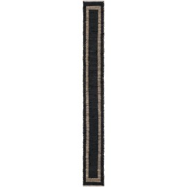 Hand Woven Chindi Jute Table Runner Rug