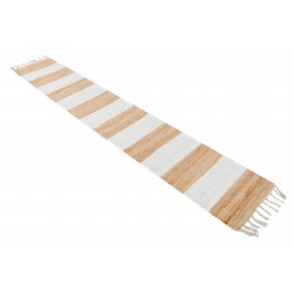 Hand Woven Chindi Rag Table Runner Rug