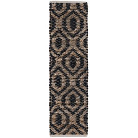 Hand Woven Chindi Jute Table Runner Rug