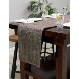 Hand Braided Jute Table Runner Rug