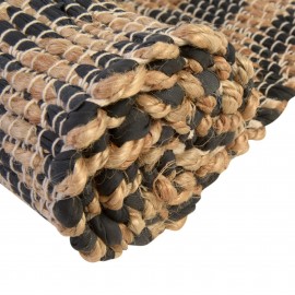 Hand Woven Chindi Jute Table Runner Rug