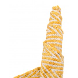 Hand Woven Chindi Chevron Table Runner Rug