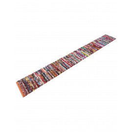 Hand Braided Chindi Table Runner Rug