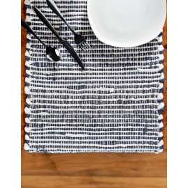 Hand Woven Chindi Jute Table Runner Rug