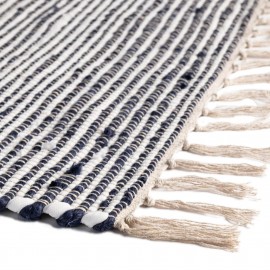 Hand Woven Chindi Jute Table Runner Rug