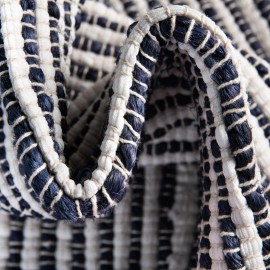 Hand Woven Chindi Jute Table Runner Rug