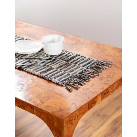 Hand Woven Chindi Jute Table Runner Rug