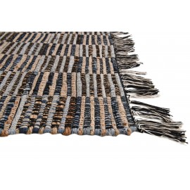 Hand Woven Chindi Jute Table Runner Rug