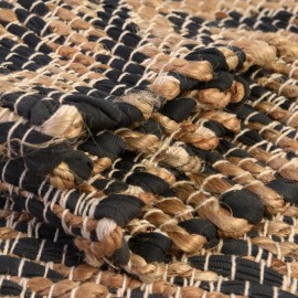 Hand Woven Chindi Jute Table Runner Rug