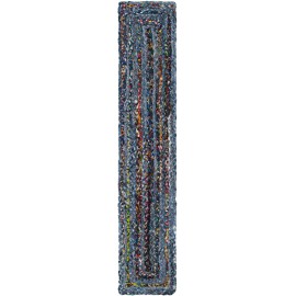 Hand Braided Chindi Table Runner Rug