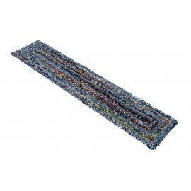 Hand Braided Chindi Table Runner Rug