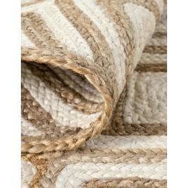 Hand Braided Jute Table Runner Rug