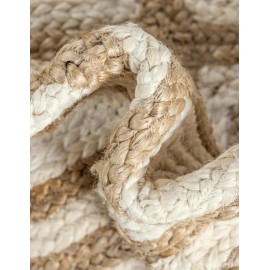 Hand Braided Jute Table Runner Rug