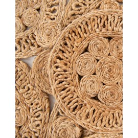 Braided Jute Table Runner Rug
