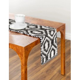 Hand Woven Chindi Jute Table Runner Rug