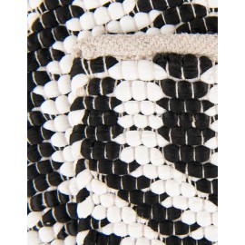 Hand Woven Chindi Jute Table Runner Rug