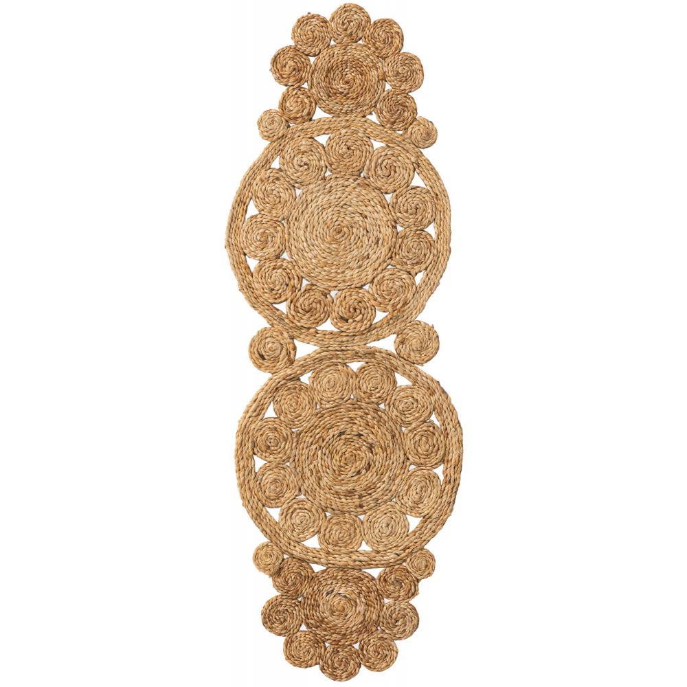 Hand Braided Jute Table Runner Rug