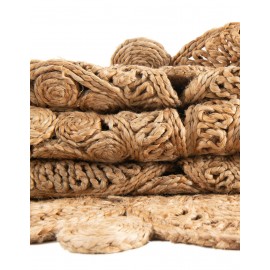 Hand Braided Jute Table Runner Rug