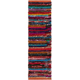 Hand Braided Chindi Table Runner Rug