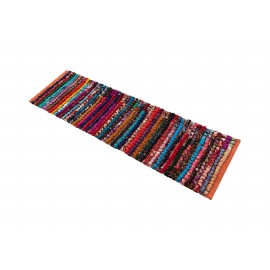 Hand Braided Chindi Table Runner Rug