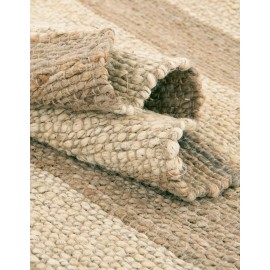 Hand Braided Jute Table Runner Rug