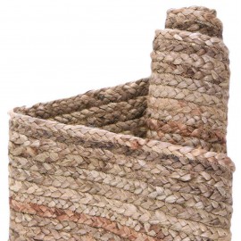 Hand Braided Jute Table Runner Rug