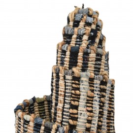 Hand Woven Chindi Jute Table Runner Rug