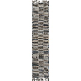 Hand Woven Chindi Jute Table Runner Rug