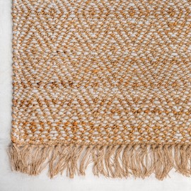 Hand Woven Braided Jute Table Runner Rug