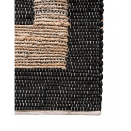 Hand Woven Chindi Jute Table Runner Rug