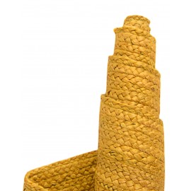 Hand Braided Jute Table Runner Rug