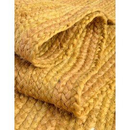 Hand Braided Jute Table Runner Rug