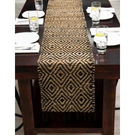 Hand Woven Braided Jute Table Runner Rug