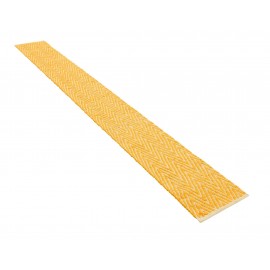 Hand Woven Chindi Chevron Table Runner Rug