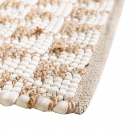 Hand Woven Chindi Jute Table Runner Rug