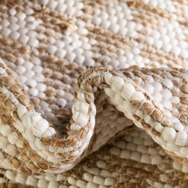 Hand Woven Chindi Jute Table Runner Rug