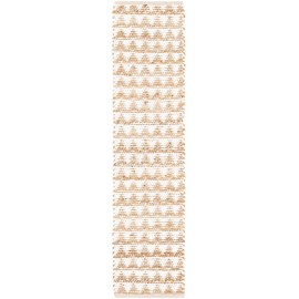 Hand Woven Chindi Jute Table Runner Rug