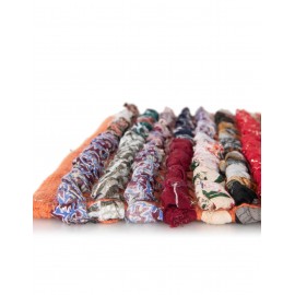 Hand Woven Braided Chindi Table Runner Rug