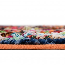 Hand Woven Braided Chindi Table Runner Rug