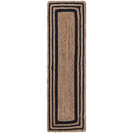 Hand Braided Jute Table Runner Rug
