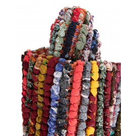 Hand Braided Chindi Table Runner Rug