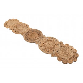 Braided Jute Table Runner Rug