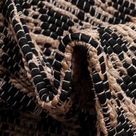 Hand Woven Chindi Jute Table Runner Rug