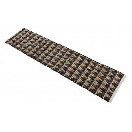 Hand Woven Chindi Jute Table Runner Rug