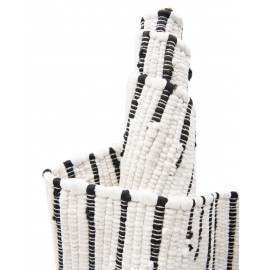 Hand Woven Chindi Cotton Table Runner Rug