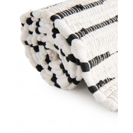 Hand Woven Chindi Cotton Table Runner Rug