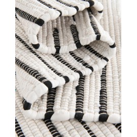Hand Woven Chindi Cotton Table Runner Rug