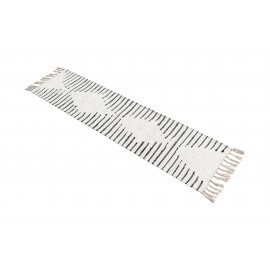 Hand Woven Chindi Cotton Table Runner Rug