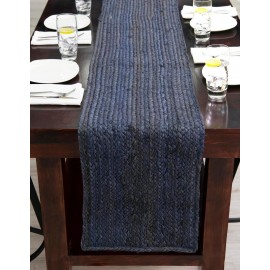 Hand Braided Jute Table Runner Rug